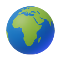 globe showing Europe-Africa