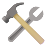hammer and wrench