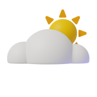 sun behind cloud