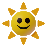 sun with face